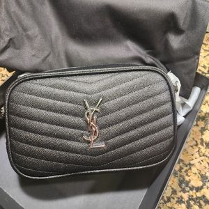 *SOLD*New Mini Lou Camera Bag in black with SHW